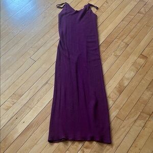 Elegant Purple Sleeveless Tank Sweater Dress